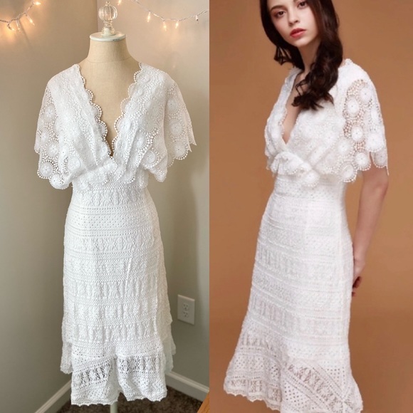Anthropologie Dresses & Skirts - NWT Anthropology Foxiedox Mavis Scalloped Lace Dress